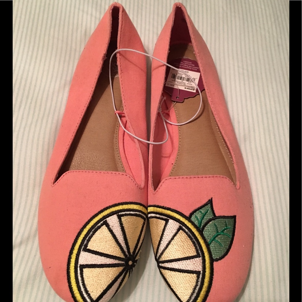 Women’s “fruity” flats size 10